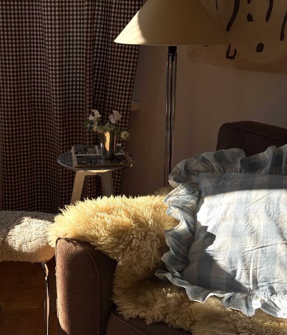 Frill cushion cover Bluey