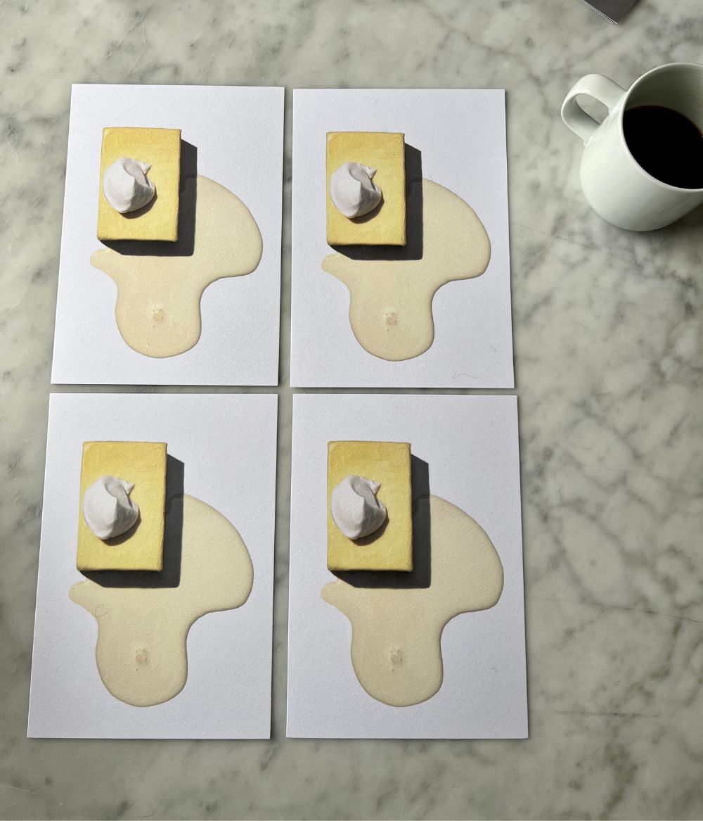 Christmas card Cream, butter and sour cream by Charlie Drevstam