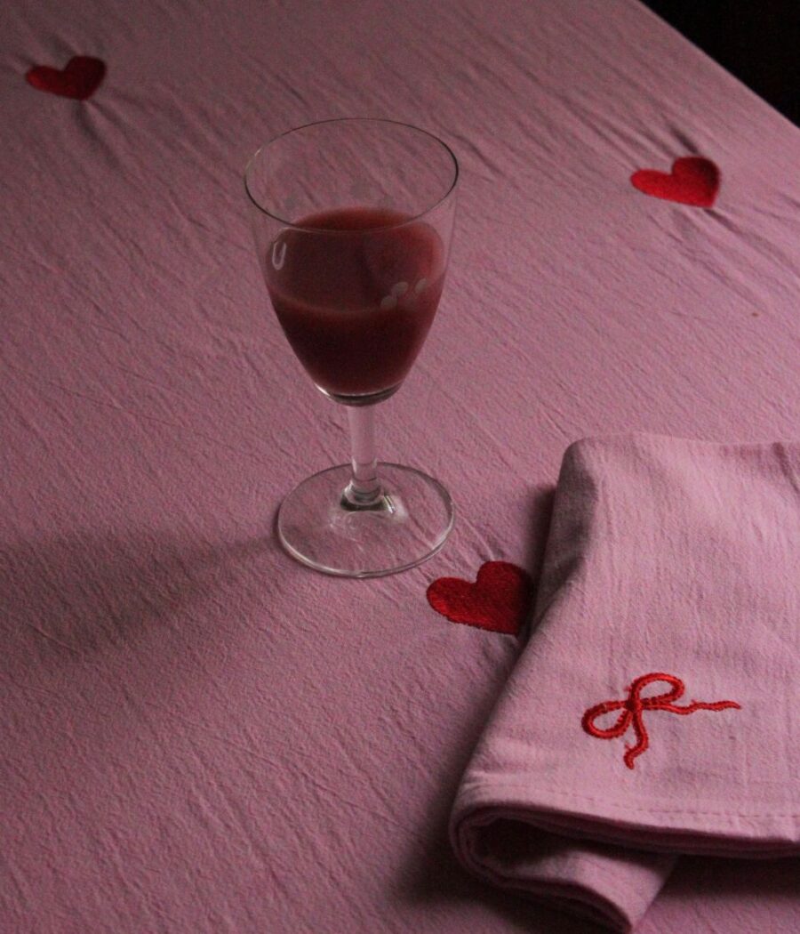 Tischdecke Pink Hearts (Vorbestellung) – Bild 4