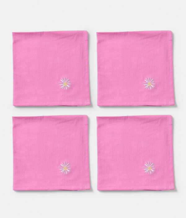 Servietten 4 St. Pink Daisy (Vorbestellung)