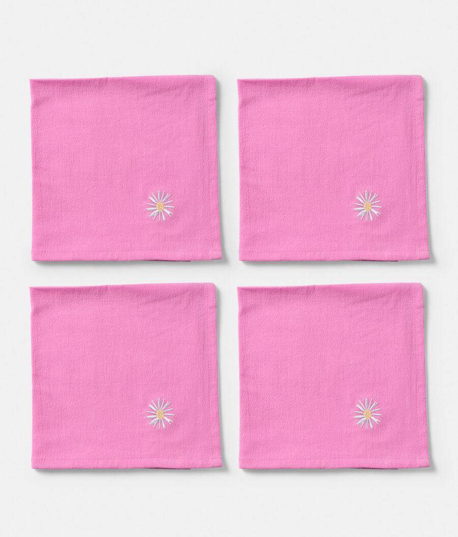 Servietten 4 St. Pink Daisy (Vorbestellung)