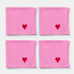 Servietten 4 St. Pink Bow (Vorbestellung)