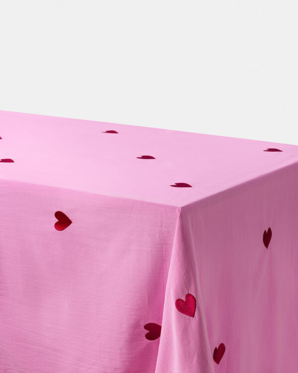 Tischdecke Pink Hearts (Vorbestellung)
