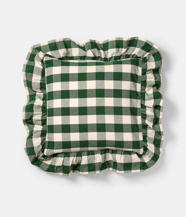 Zierkissenbezug mit Rüschenrand Elsa