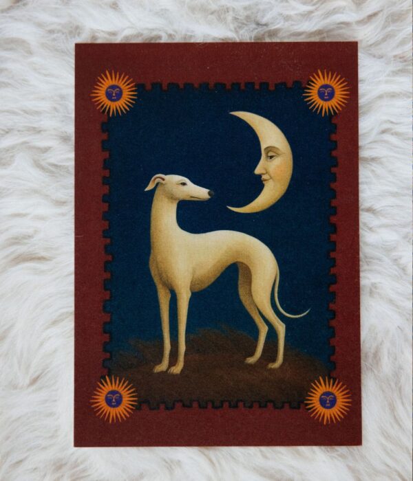 Weihnachtskarte Månsjuk von Estelle Graf