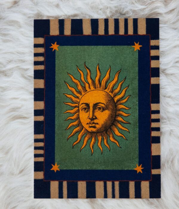 Weihnachtskarte Moder Sol von Estelle Graf