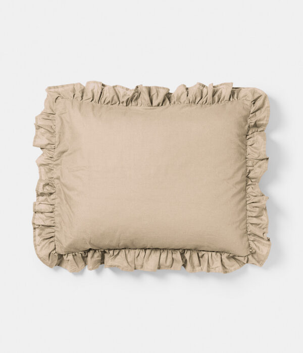 Kissenbezug Hassel mit Volantkante