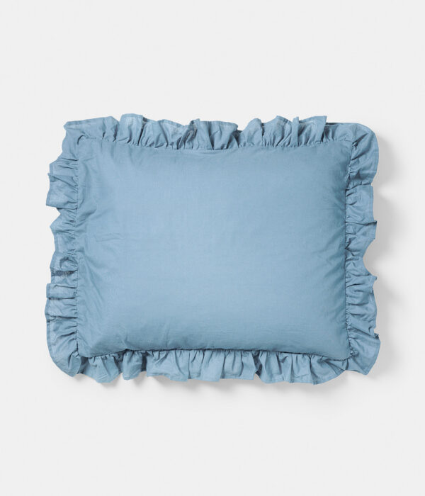 Kissenbezug Lake mit Volantkante